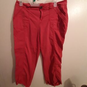 Red short pants